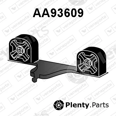 Veneporte AA93609 — Rubber Strip, exhaust system