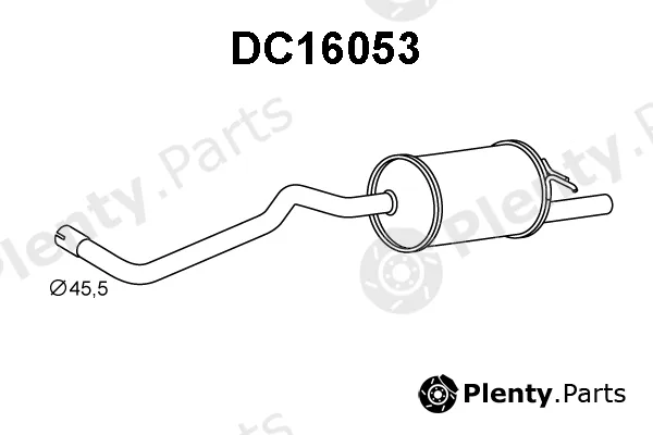 Veneporte DC16053 — Rear Muffler