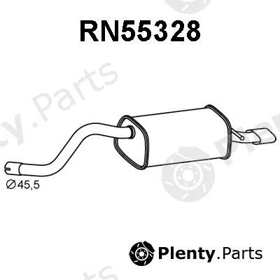 Veneporte RN55328 — Rear Muffler