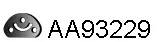Veneporte AA93229 — Rubber Strip, exhaust system