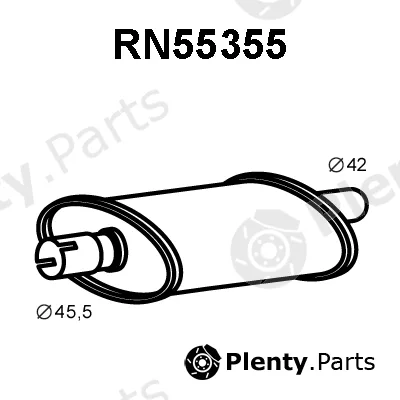 Veneporte RN55355 — Centre Muffler