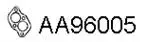 Veneporte AA96005 — Gasket, exhaust pipe