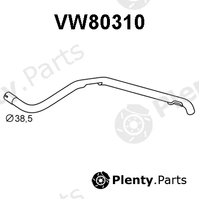Veneporte VW80310 — Exhaust Pipe