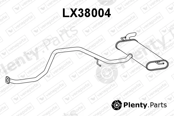 Veneporte LX38004 — Rear Muffler