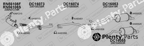 Veneporte 160073 — Exhaust System