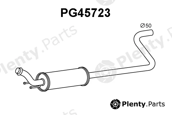 Veneporte PG45723 — Front Muffler