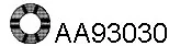 Veneporte AA93030 — Rubber Strip, exhaust system