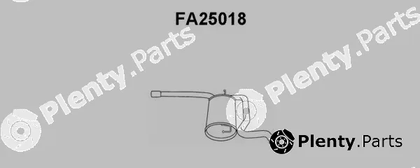 Veneporte FA25018 — Rear Muffler