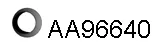 Veneporte AA96640 — Seal Ring, exhaust pipe