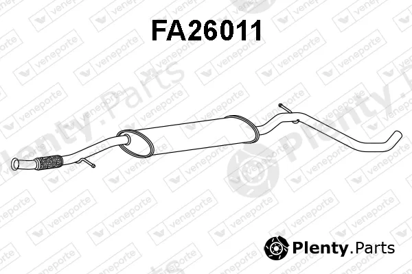 Veneporte FA26011 — Front Muffler