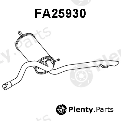 Veneporte FA25930 — Rear Muffler