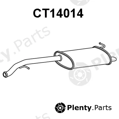 Veneporte CT14014 — Rear Muffler