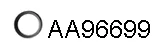 Veneporte AA96699 — Gasket, exhaust pipe