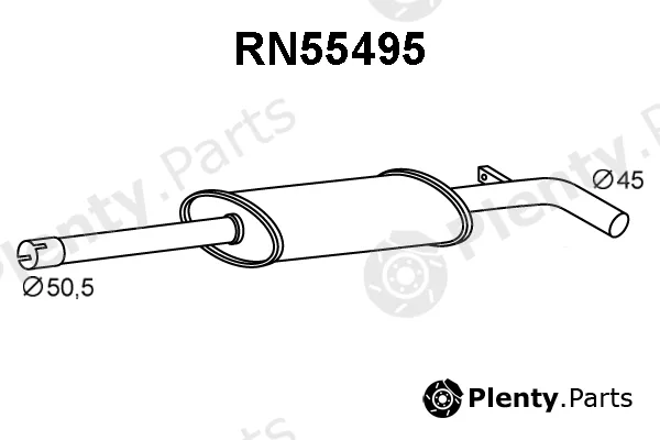 Veneporte RN55495 — Front Muffler