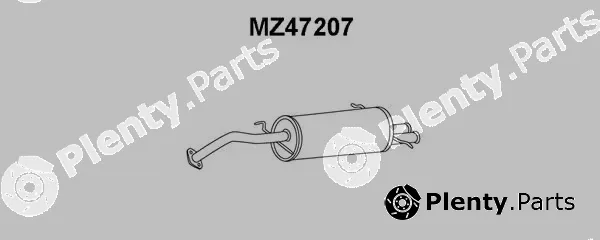 Veneporte MZ47207 — Rear Muffler