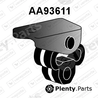 Veneporte AA93611 — Rubber Strip, exhaust system