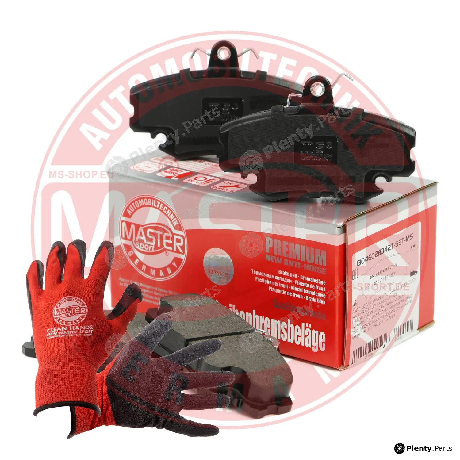 Master-Sport Germany 13046028342T-SET-MSP — Brake Pad Set, disc brake PROMO