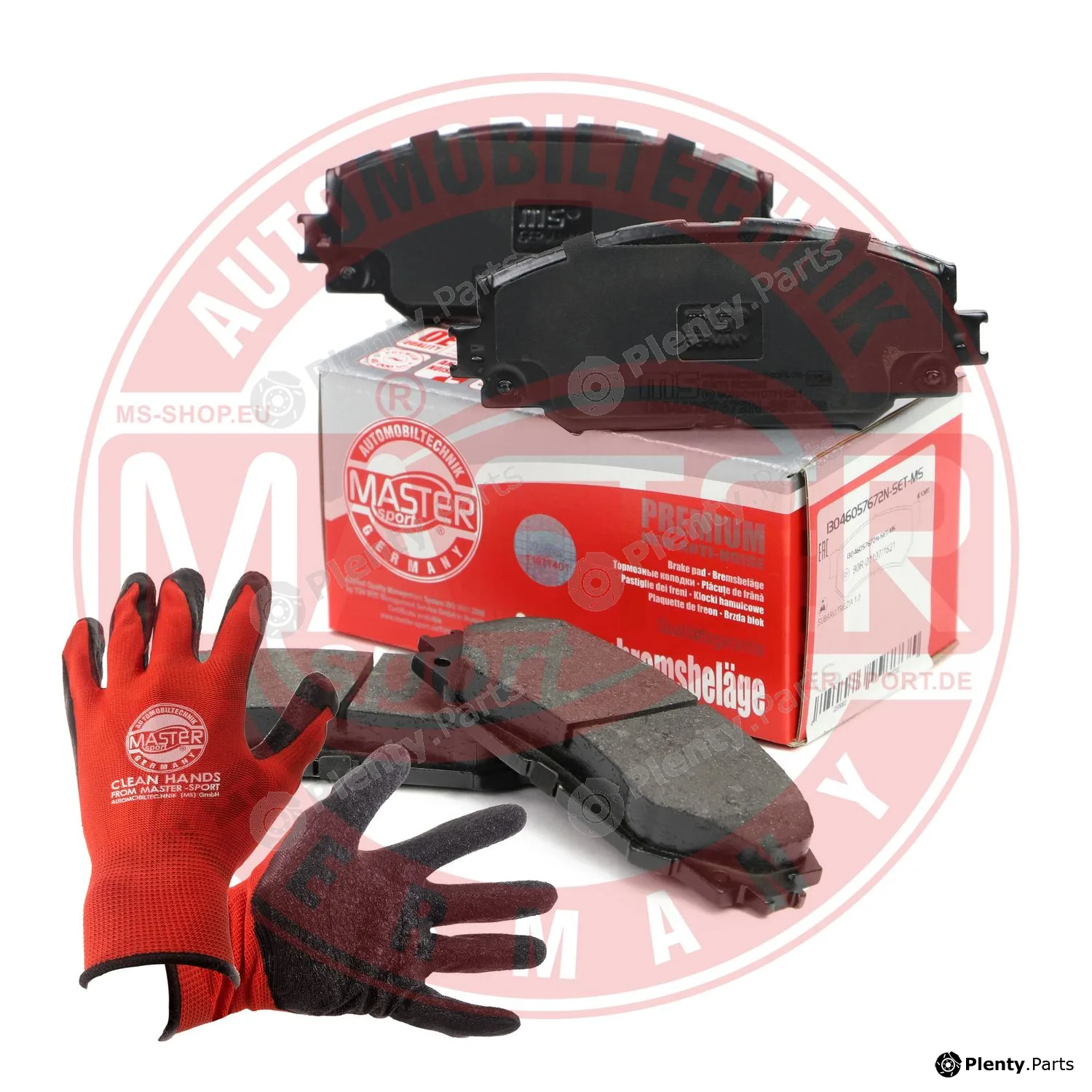 Master-Sport Germany 13046057672N-SET-MSP — Brake Pad Set, disc brake PROMO