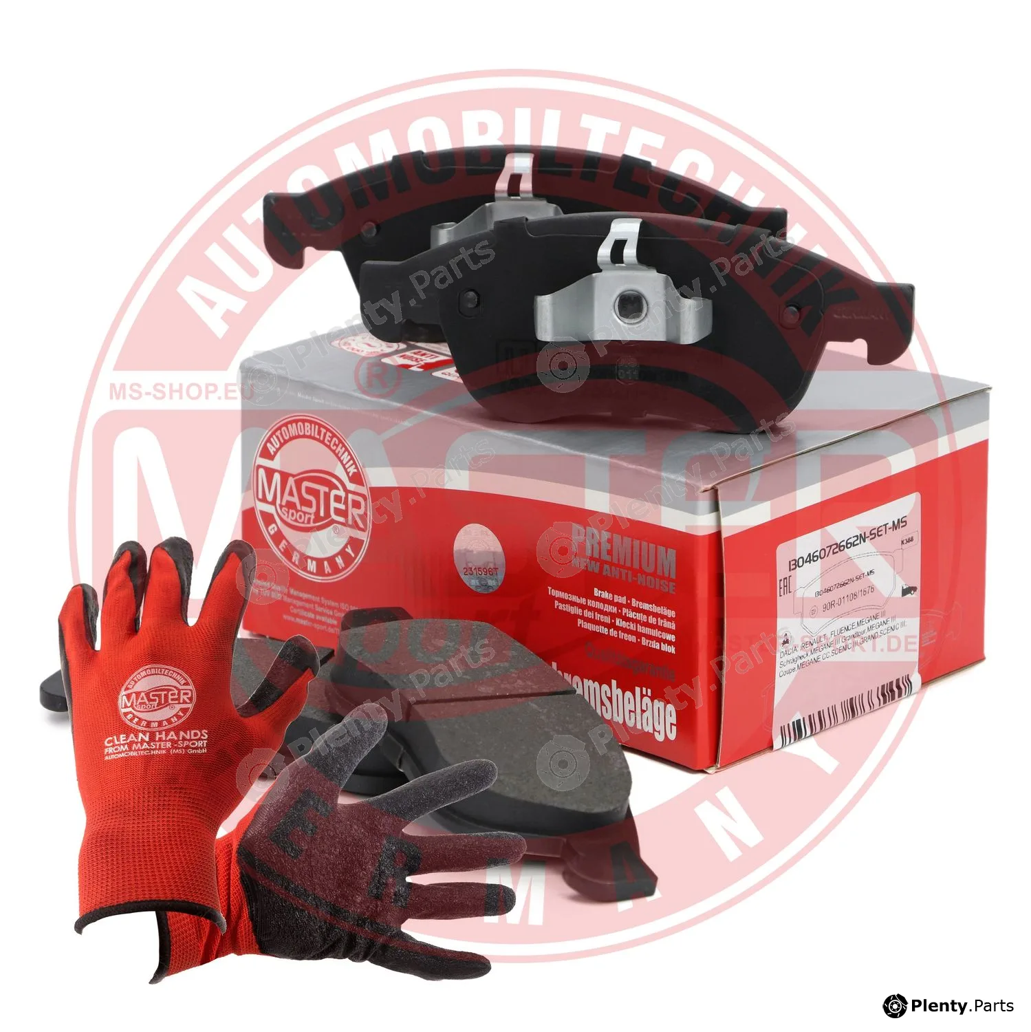 Master-Sport Germany 13046072662N-SET-MSP — Brake Pad Set, disc brake PROMO