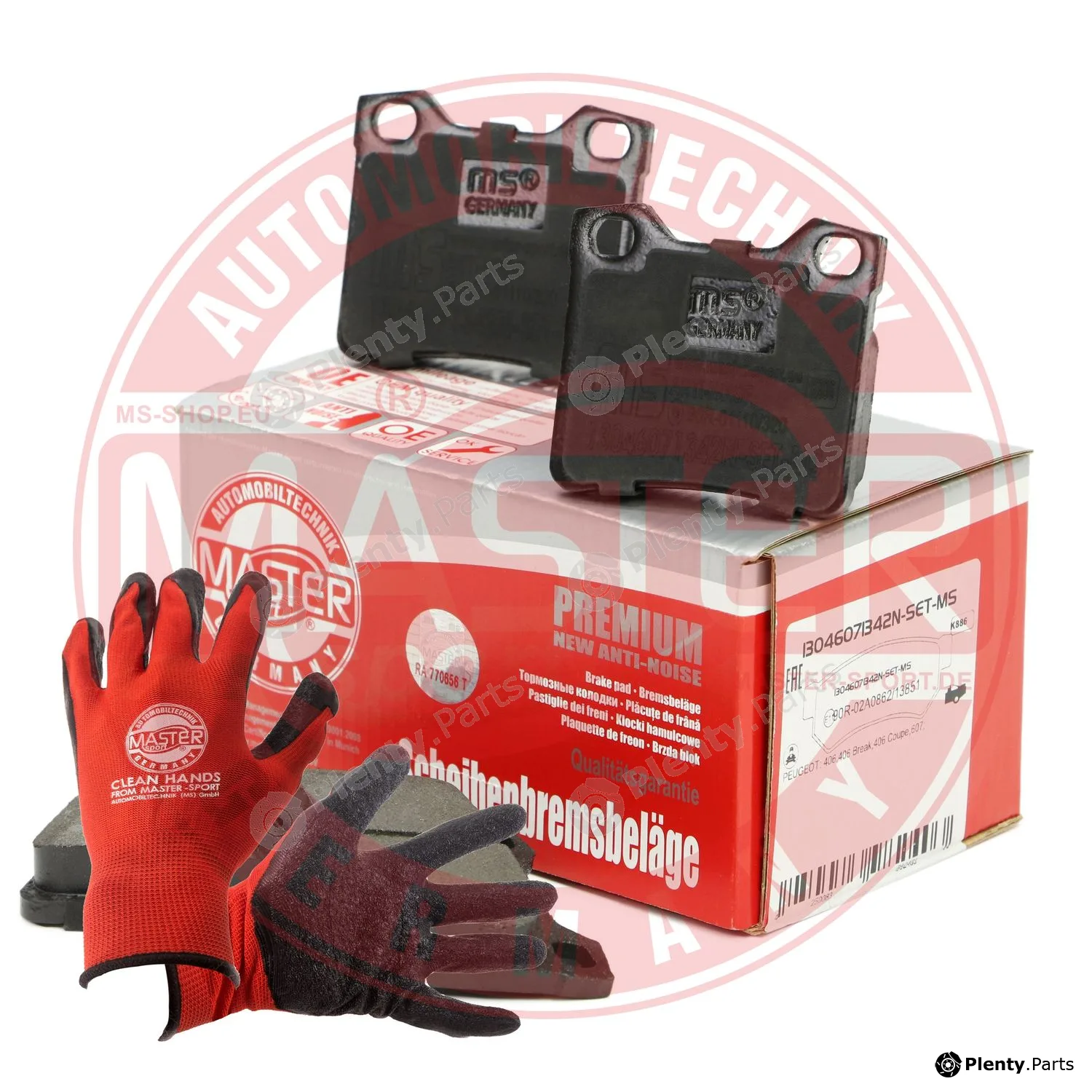 Master-Sport Germany 13046071342N-SET-MSP — Brake Pad Set, disc brake PROMO