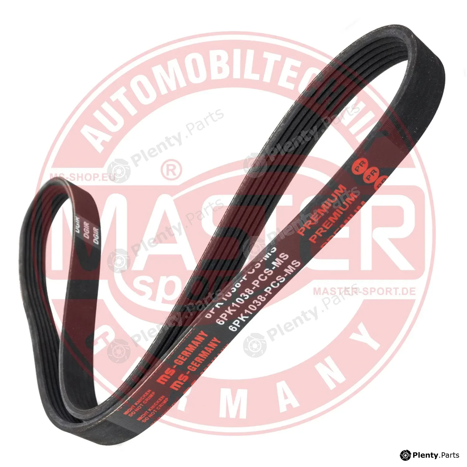 Master-Sport Germany 6PK1038-PCS-MS — V-Ribbed Belt