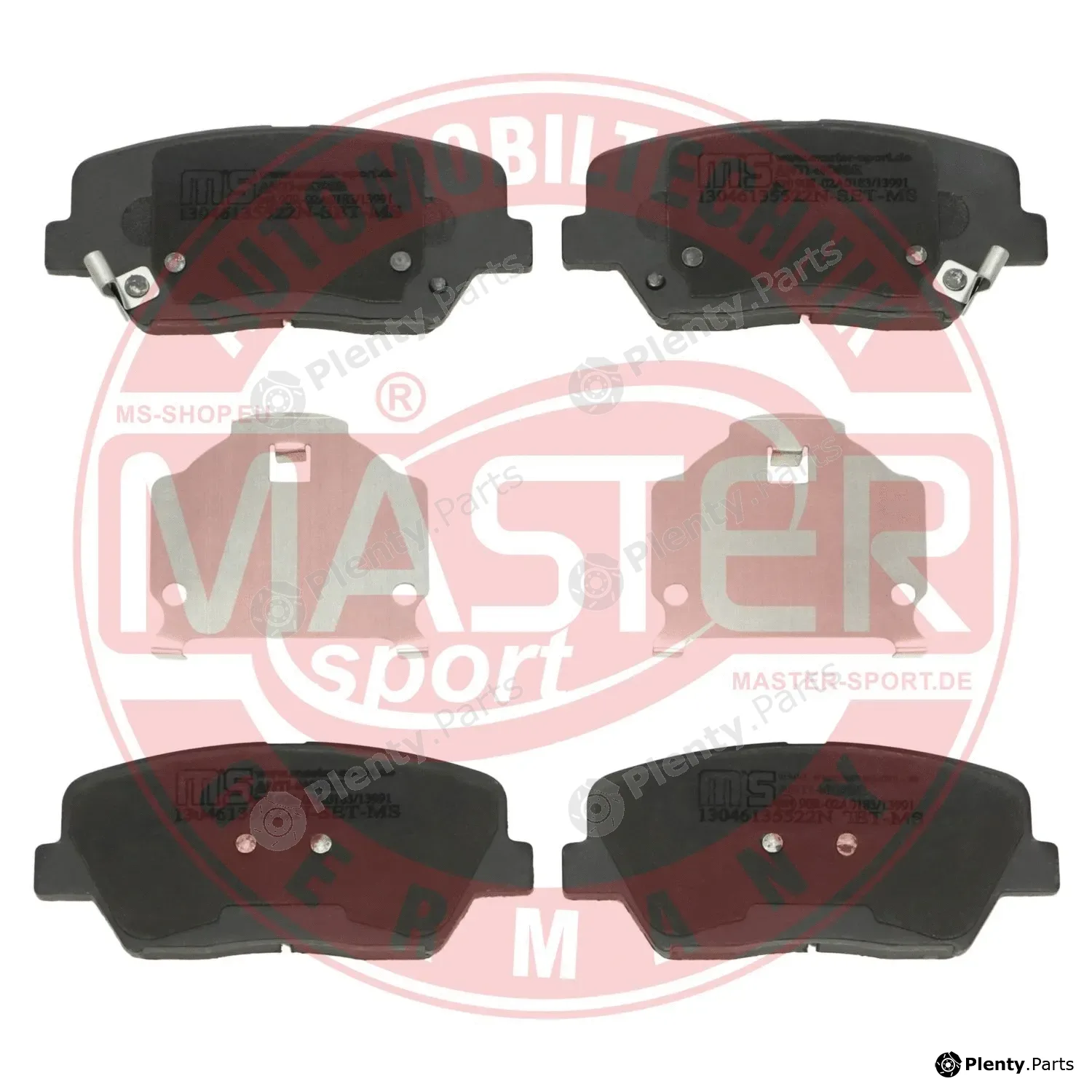 Master-Sport Germany 13046135522N-SET-MS — Brake Pad Set, disc brake Premium