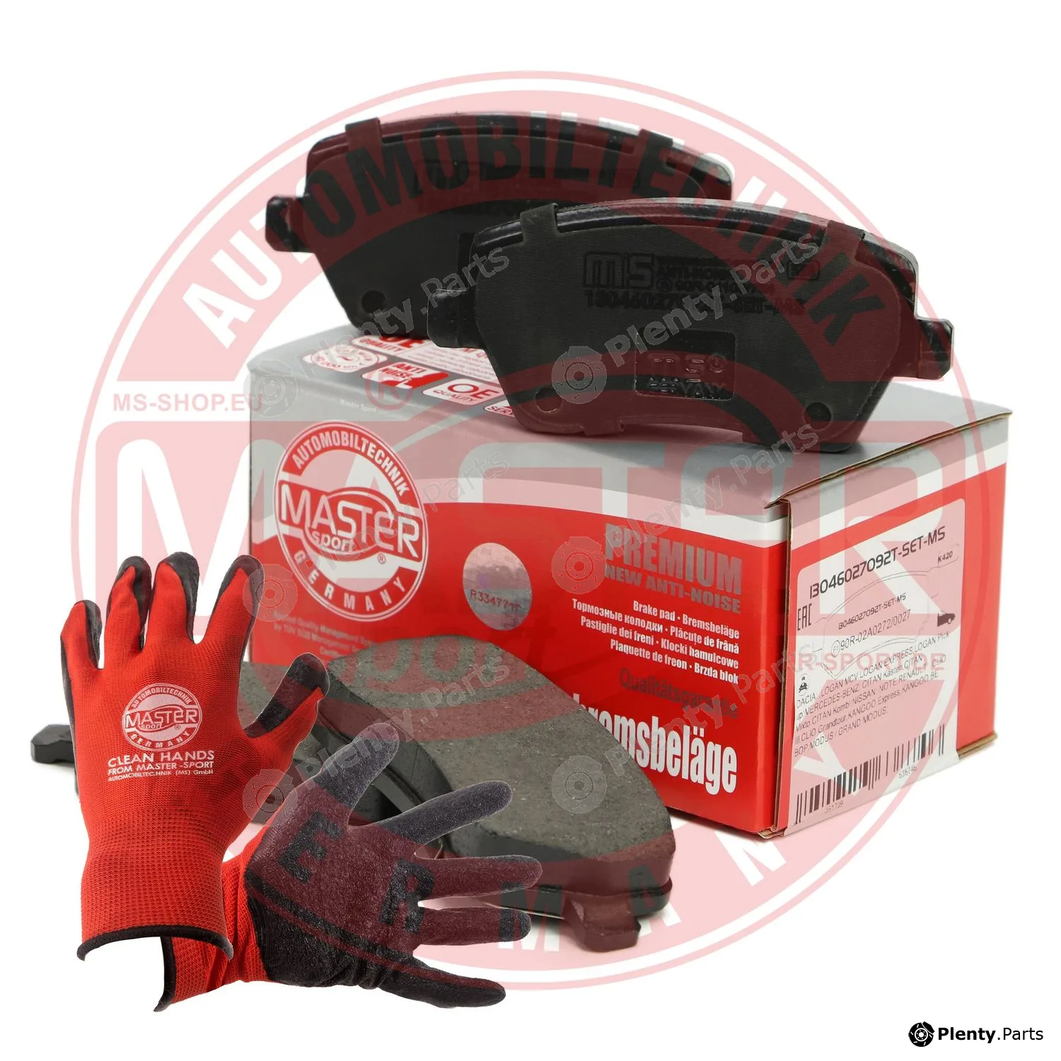 Master-Sport Germany 13046027092T-SET-MSP — Brake Pad Set, disc brake PROMO
