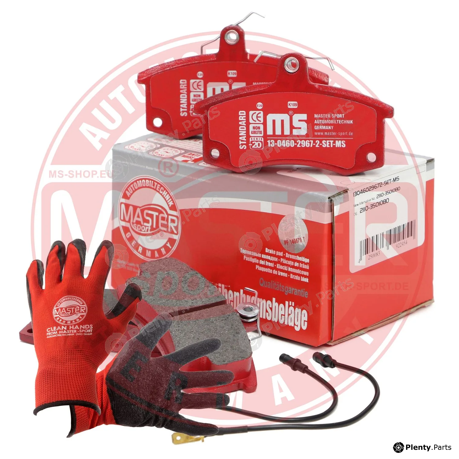 Master-Sport Germany 13046029672-SET-MSP — Brake Pad Set, disc brake PROMO
