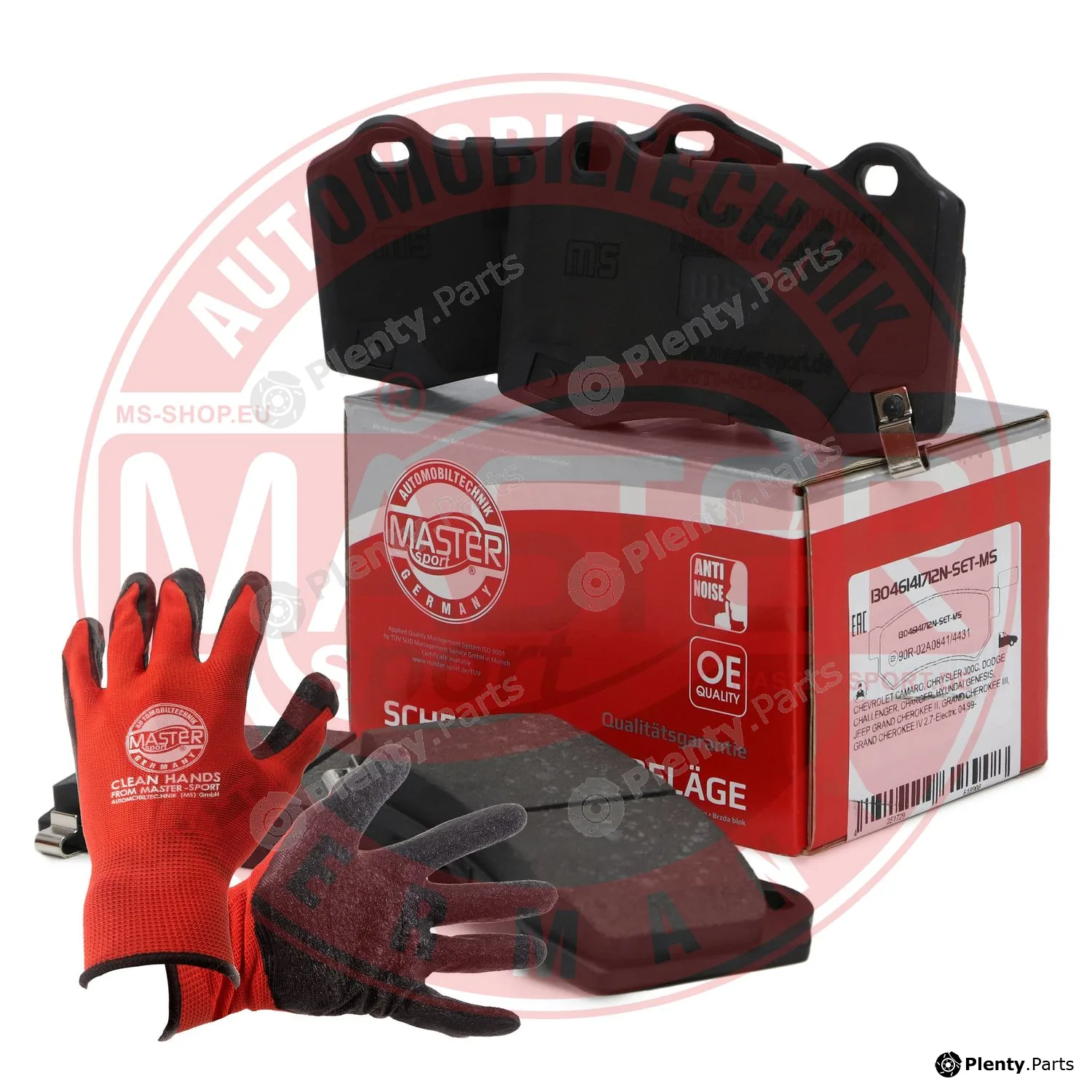Master-Sport Germany 13046141712N-SET-MSP — Brake Pad Set, disc brake PROMO