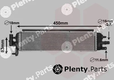 Van Wezel 40002382 — Radiator, engine cooling