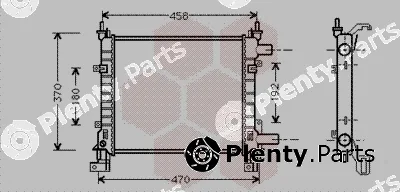 Van Wezel 18002260 — Radiator, engine cooling