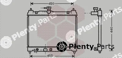 Van Wezel 53002287 — Radiator, engine cooling