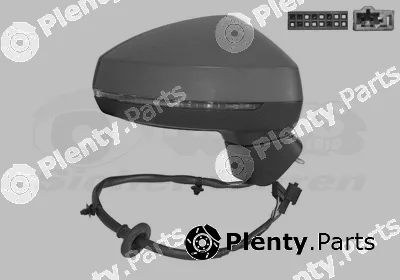 Van Wezel 0335808 — Exterior Mirror * HAGUS *