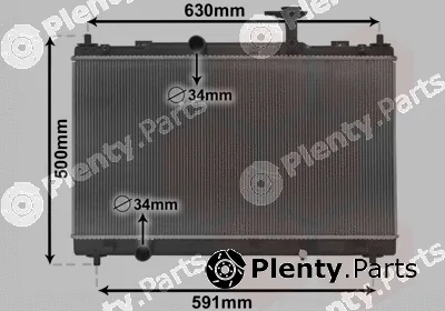 Van Wezel 52012702 — Radiator, engine cooling