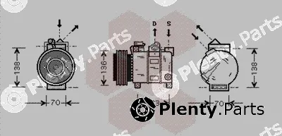 Van Wezel 0100K016 — Compressor, air conditioning