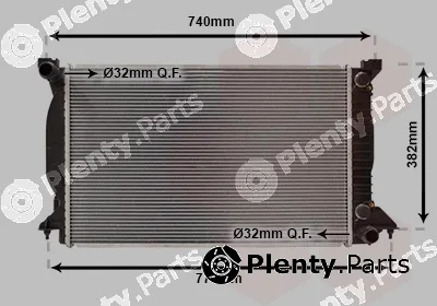 Van Wezel 03002207 — Radiator, engine cooling