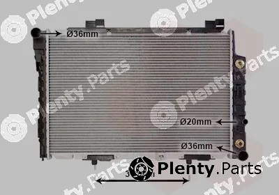 Van Wezel 30002174 — Radiator, engine cooling