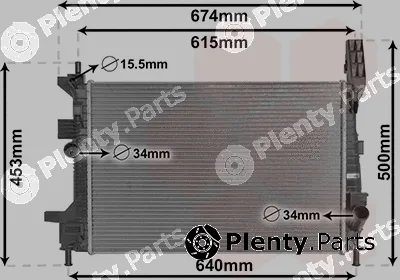 Van Wezel 18002602 — Radiator, engine cooling