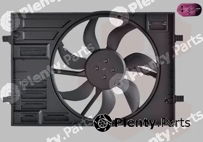 Van Wezel 0337747 — Fan, engine cooling
