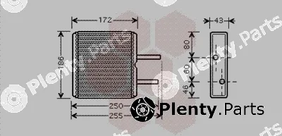 Van Wezel 52006080 — Heat Exchanger, interior heating