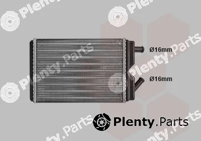 Van Wezel 59006041 — Heat Exchanger, interior heating