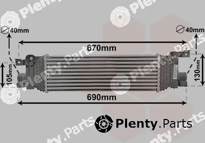 Van Wezel 18004401 — Charge Air Cooler