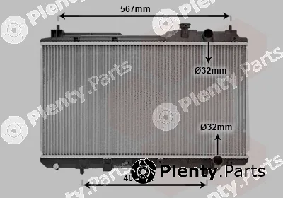 Van Wezel 25002175 — Radiator, engine cooling
