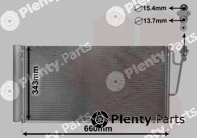 Van Wezel 06005363 — Condenser, air conditioning
