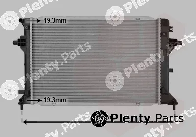 Van Wezel 82012747 — Radiator, engine cooling