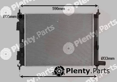 Van Wezel 83012726 — Radiator, engine cooling