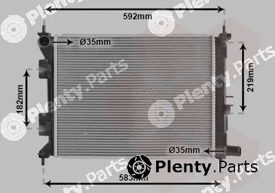 Van Wezel 82012723 — Radiator, engine cooling