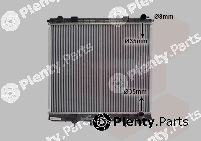 Van Wezel 02002173 — Radiator, engine cooling
