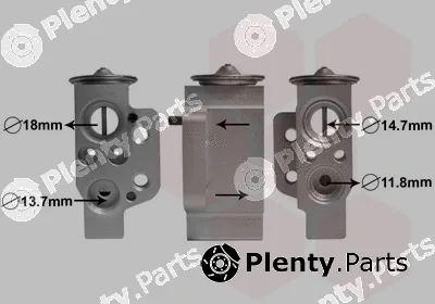 Van Wezel 58001243 — Expansion Valve, air conditioning