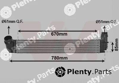 Van Wezel 43014702 — Charge Air Cooler